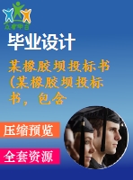 某橡膠壩投標(biāo)書(某橡膠壩投標(biāo)書，包含： 單價(jià)分析 工程量 施工機(jī)械 施工組織 投標(biāo)合同等等)