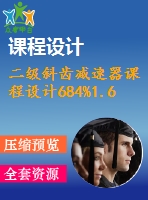 二級斜齒減速器課程設(shè)計(jì)684%1.6%400%125%125